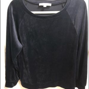 LOFT velour sweatshirt